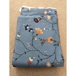 Waverly Tanglewood Fabric Blue 3.25 Yds 48W New Country Cottage Classic